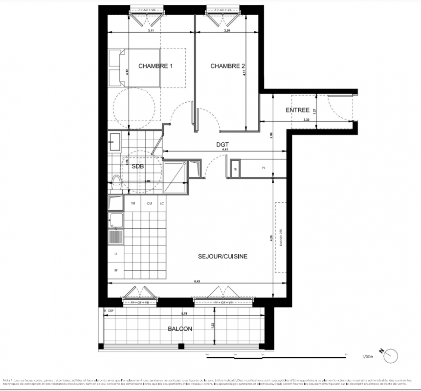 Plan du lot