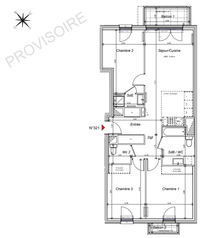 Plan du lot