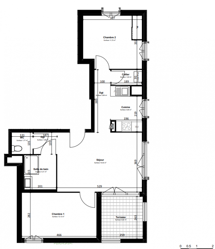 Plan du lot