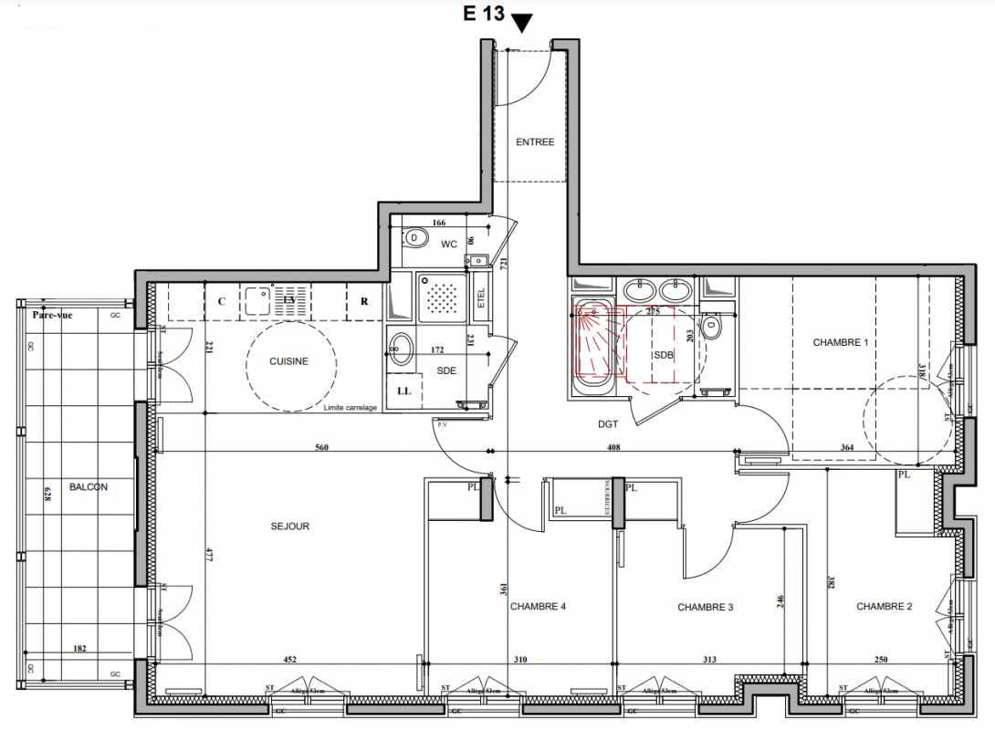 Plan du lot