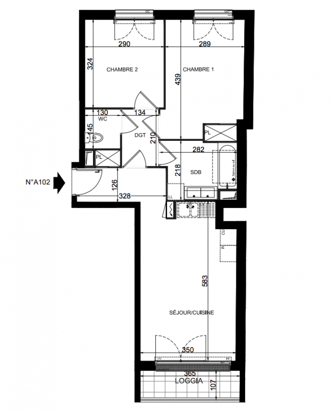 Plan du lot