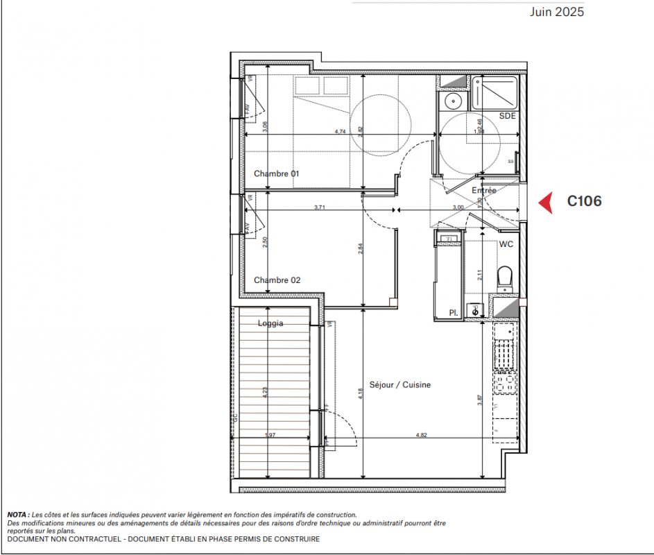 Plan du lot