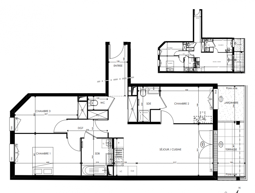 Plan du lot