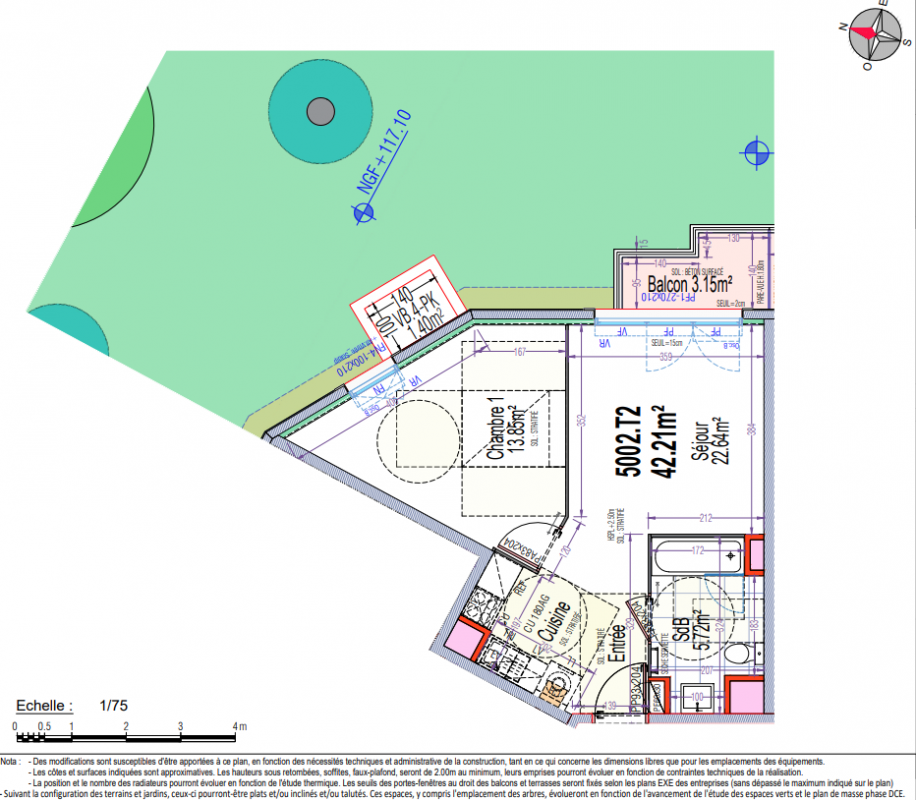 Plan du lot
