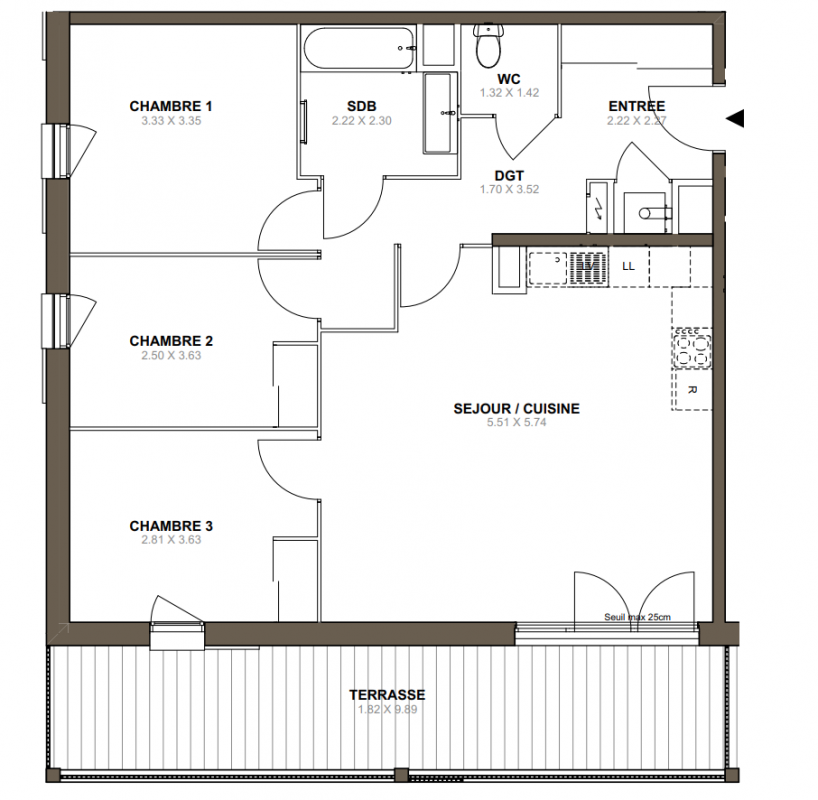Plan du lot