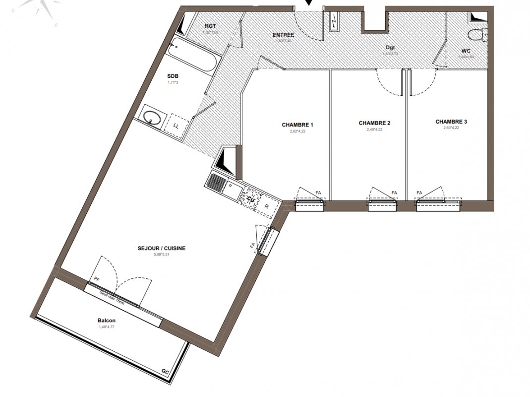 Plan du lot