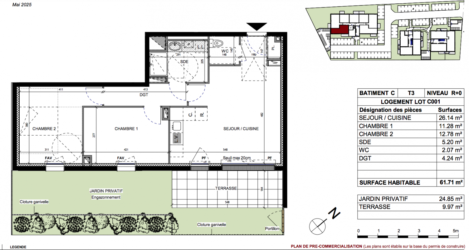 Plan du lot