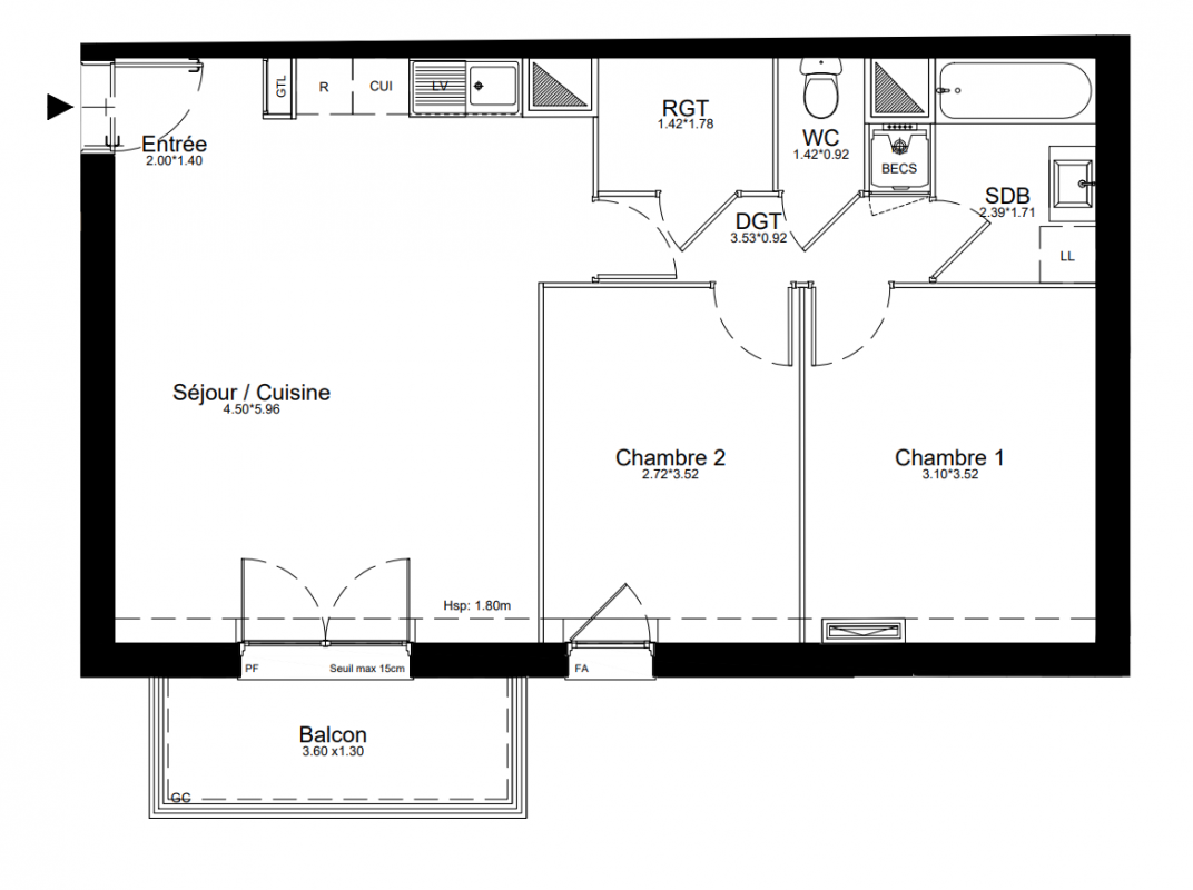 Plan du lot