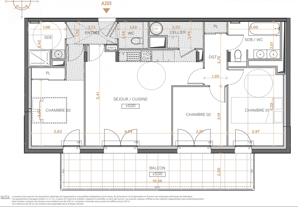 Plan du lot