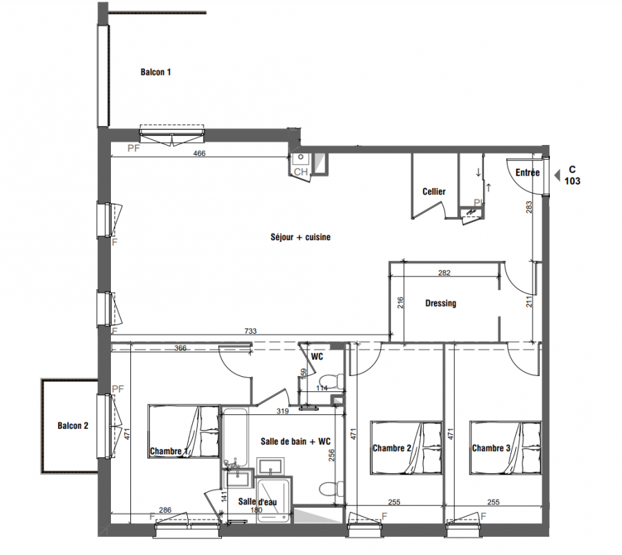 Plan du lot