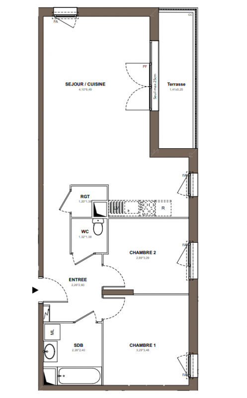 Plan du lot