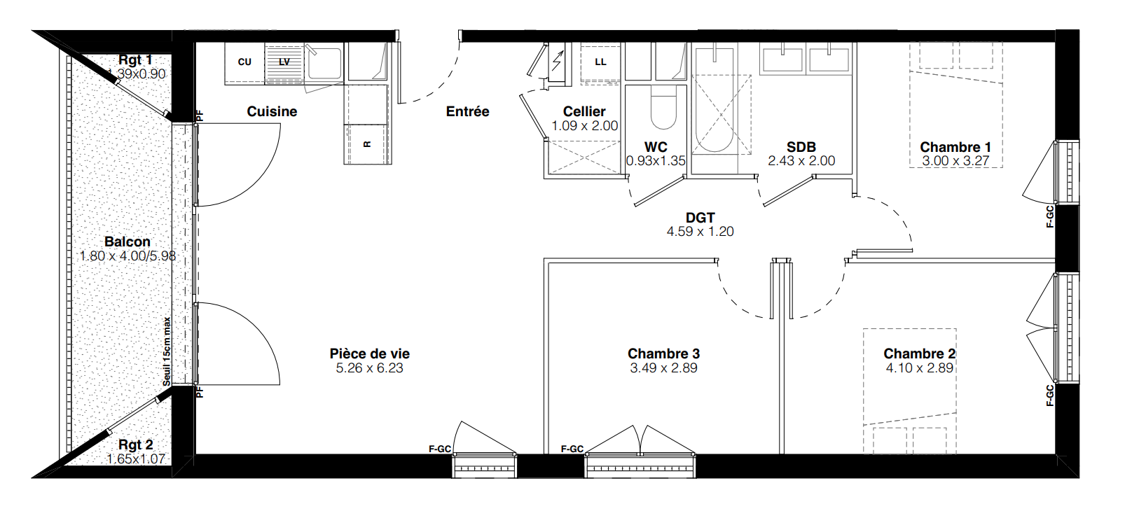 Plan du lot