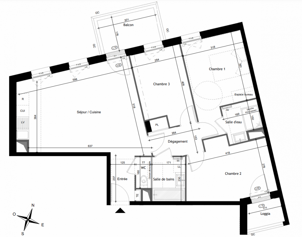 Plan du lot