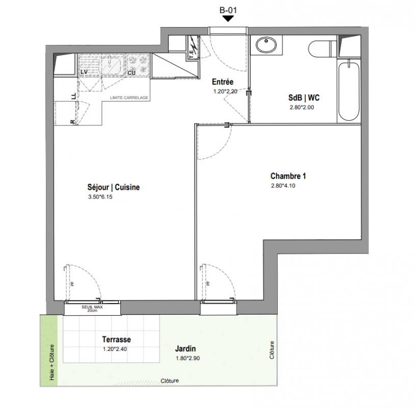 Plan du lot