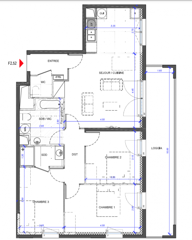 Plan du lot