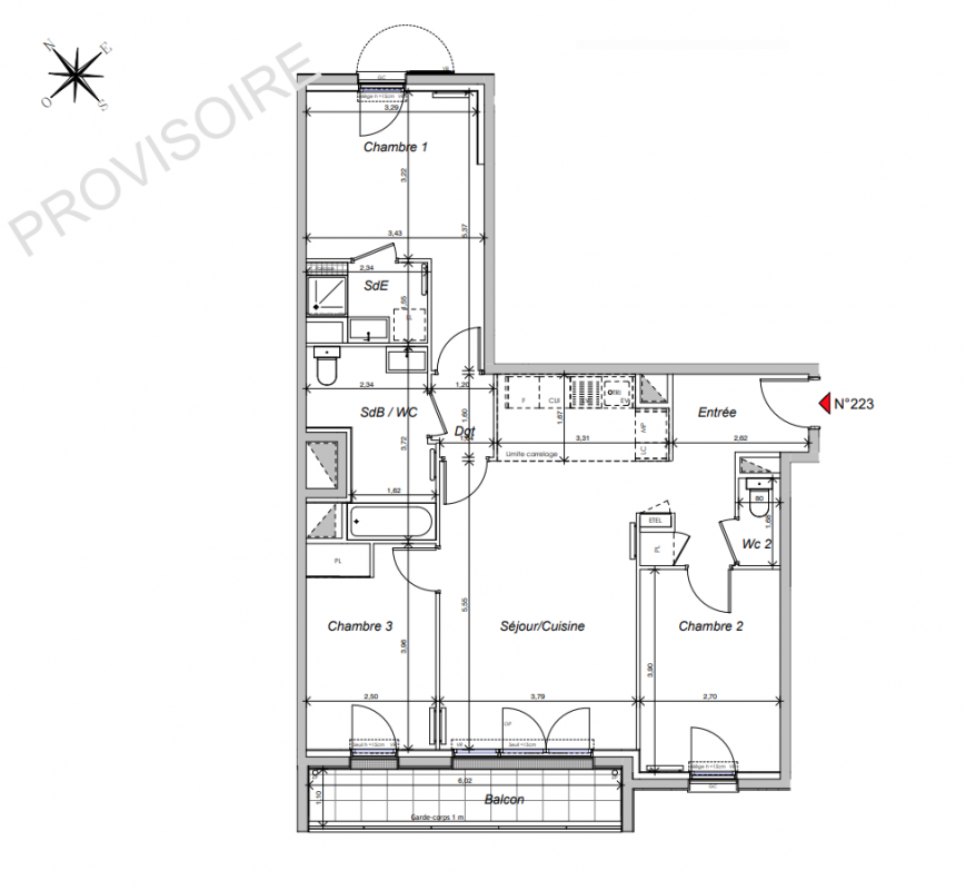 Plan du lot