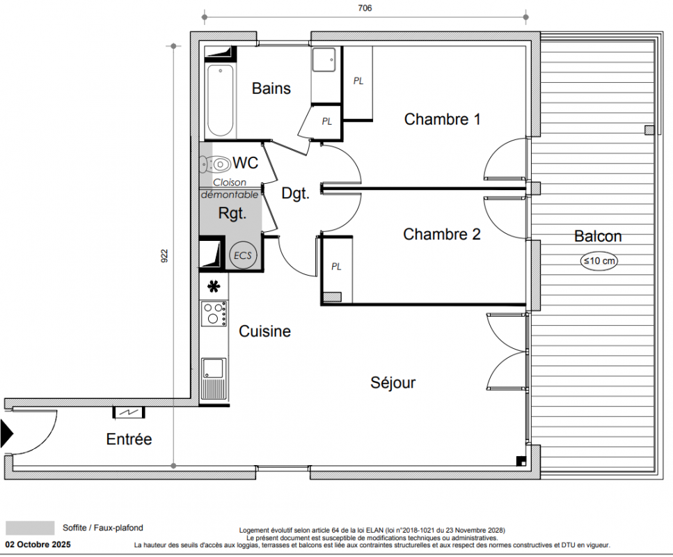 Plan du lot