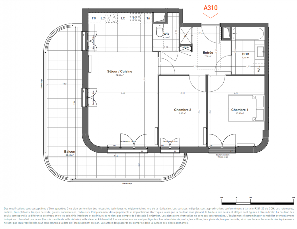 Plan du lot