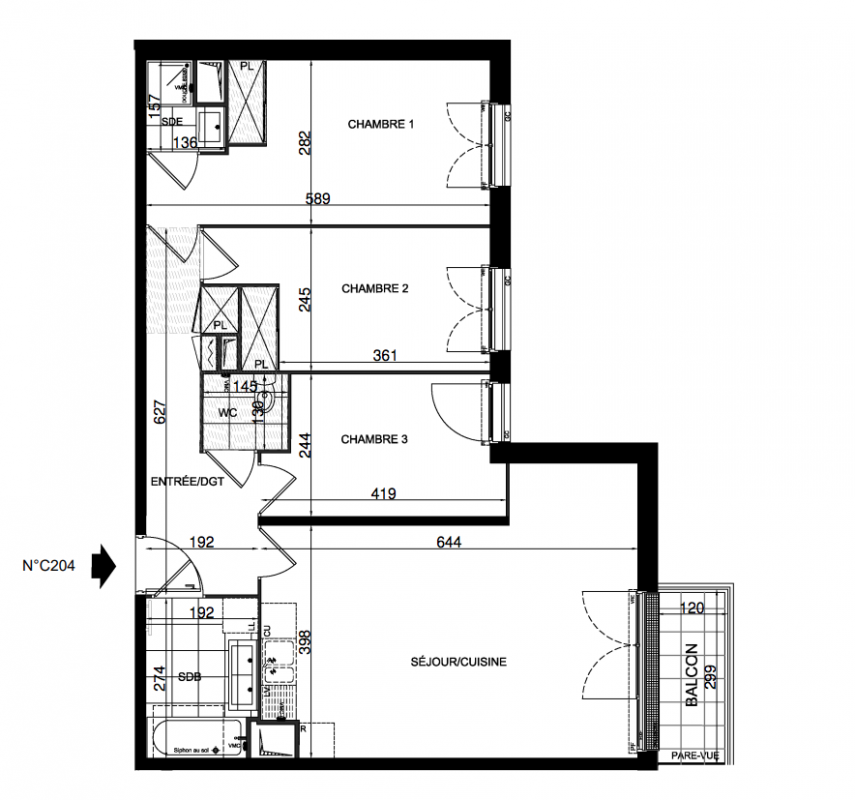 Plan du lot