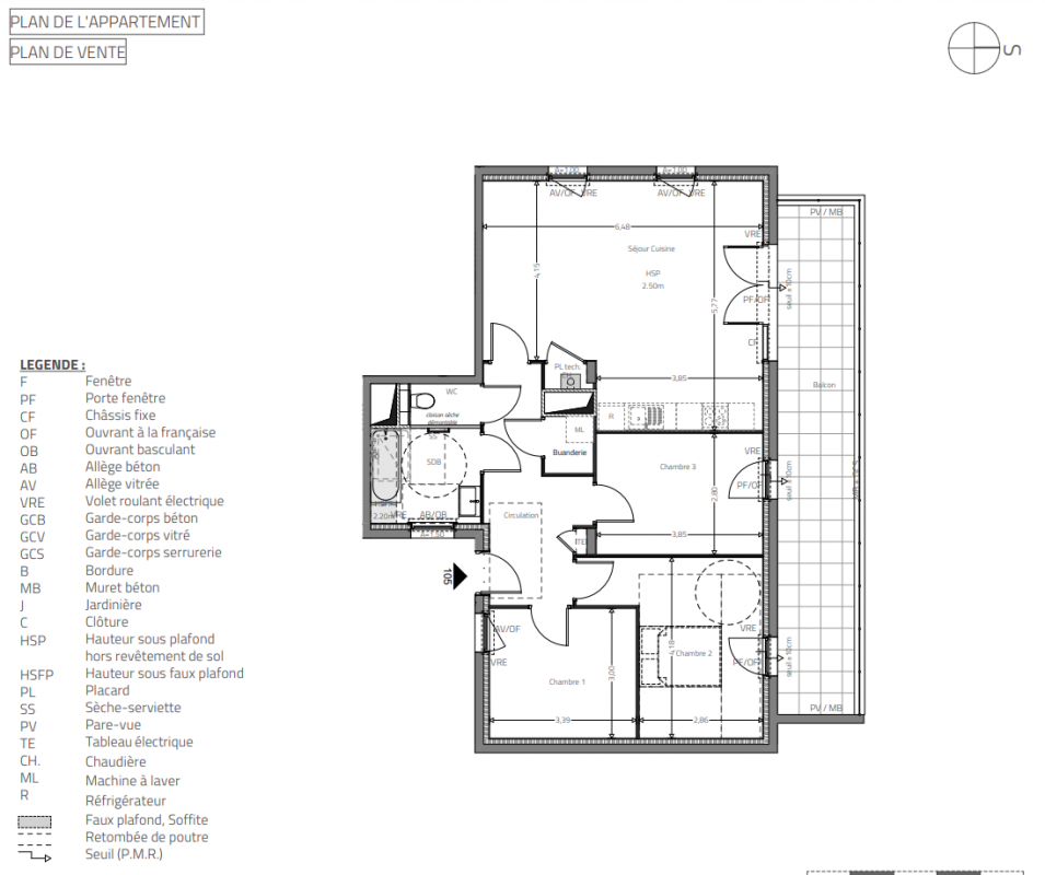 Plan du lot