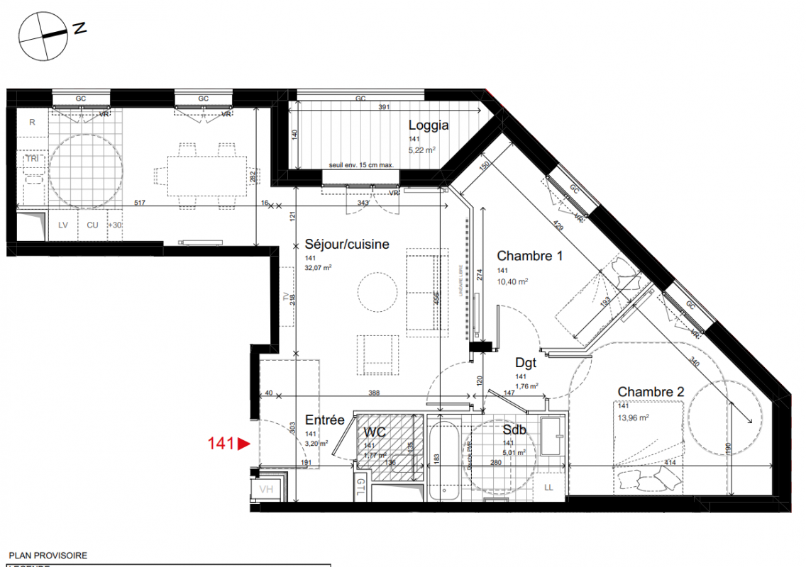 Plan du lot