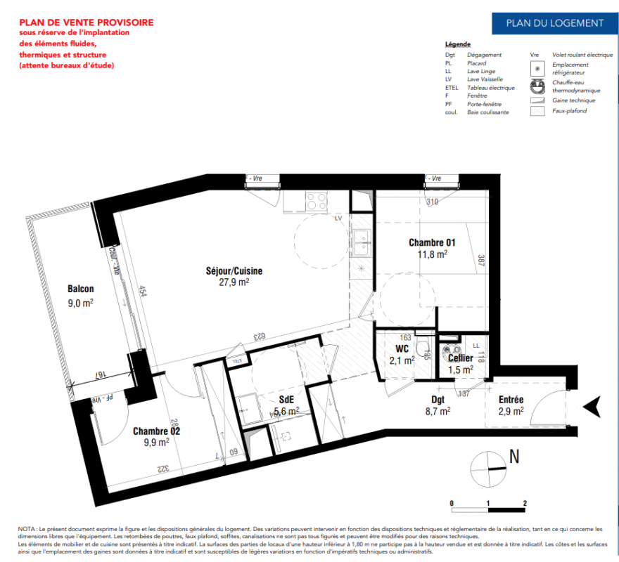 Plan du lot