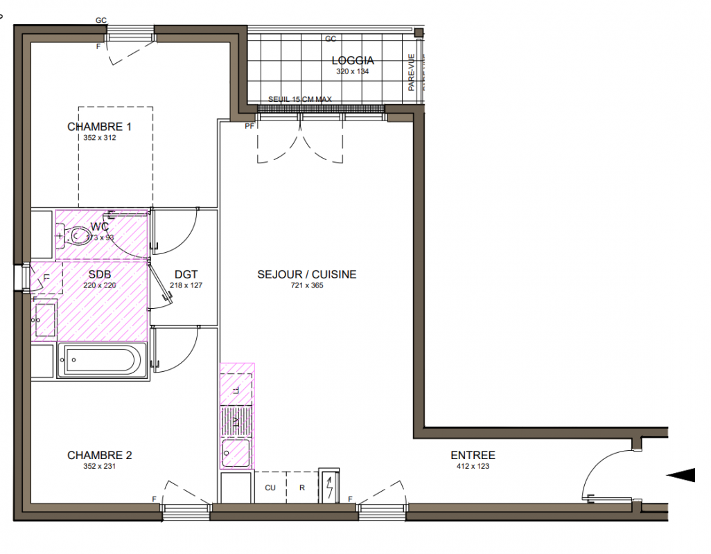 Plan du lot