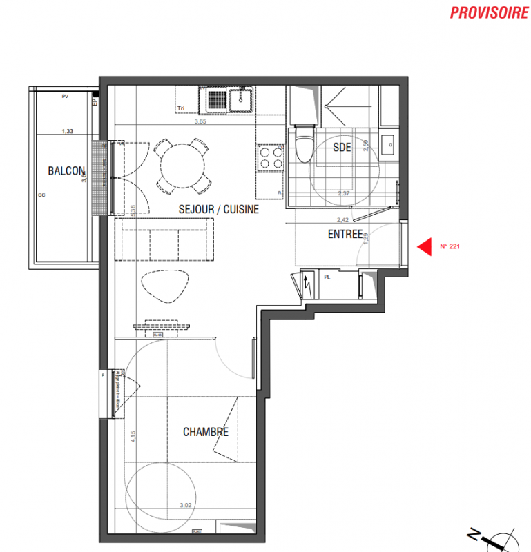 Plan du lot