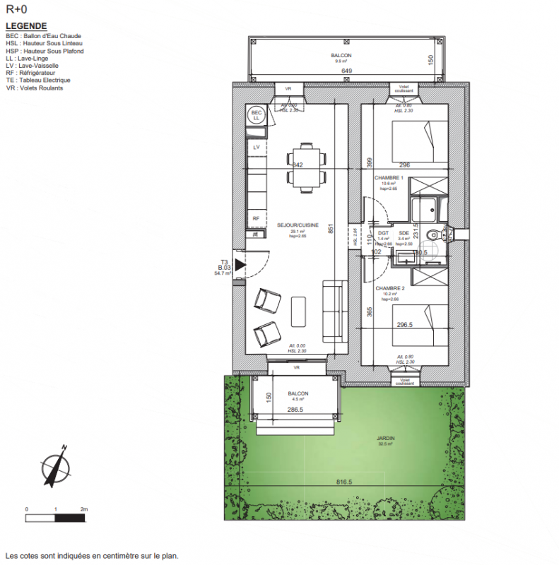 Plan du lot