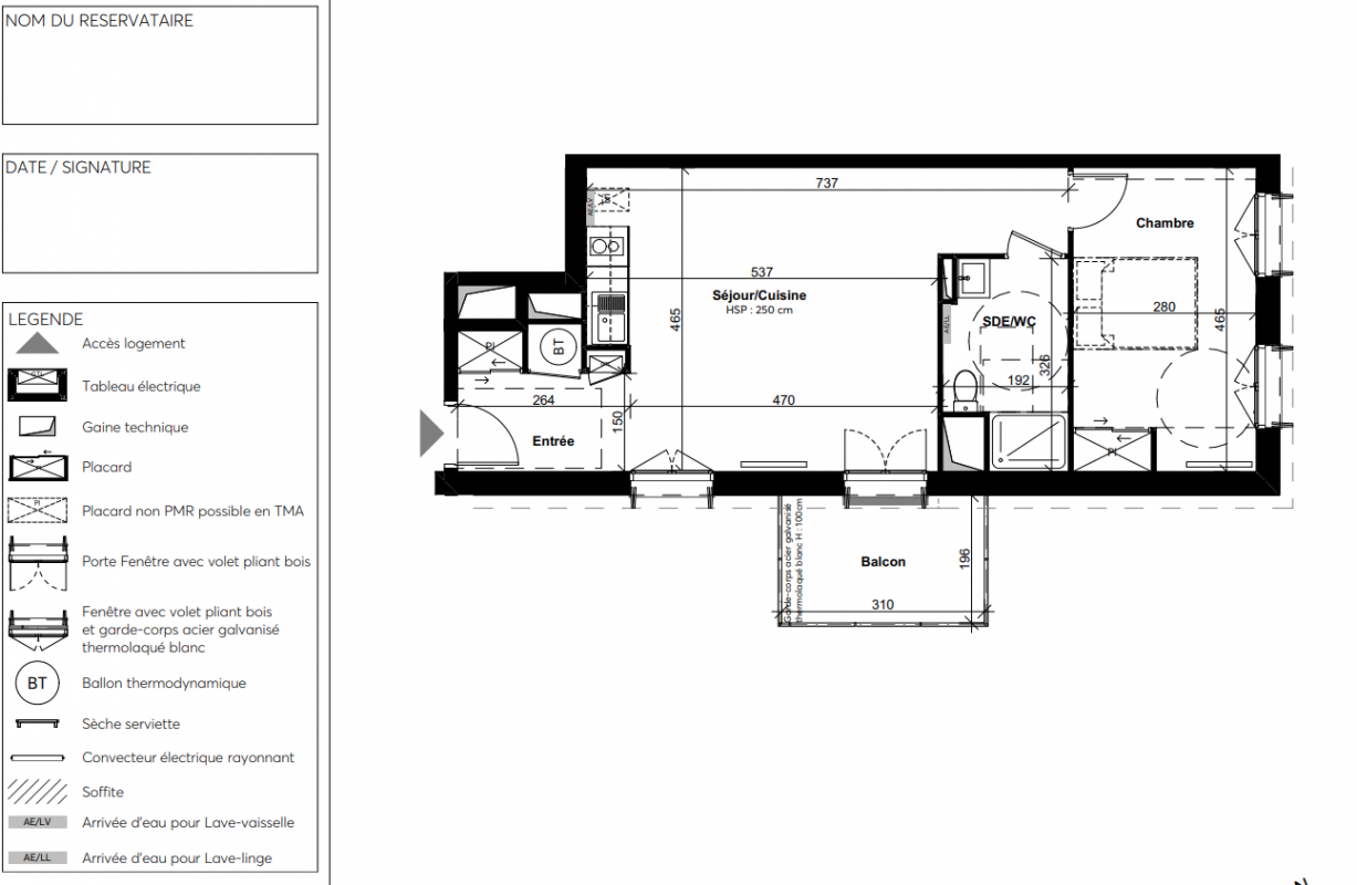 Plan du lot