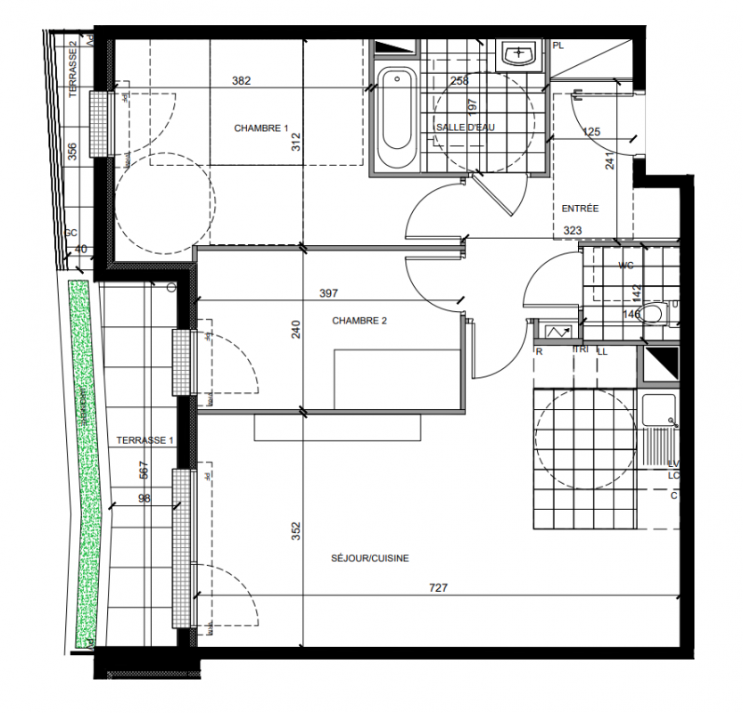 Plan du lot