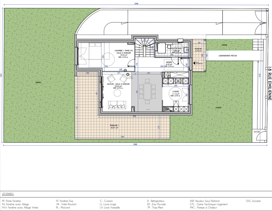 Plan du lot