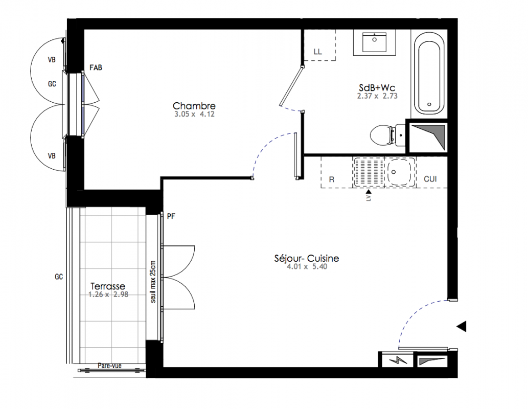 Plan du lot