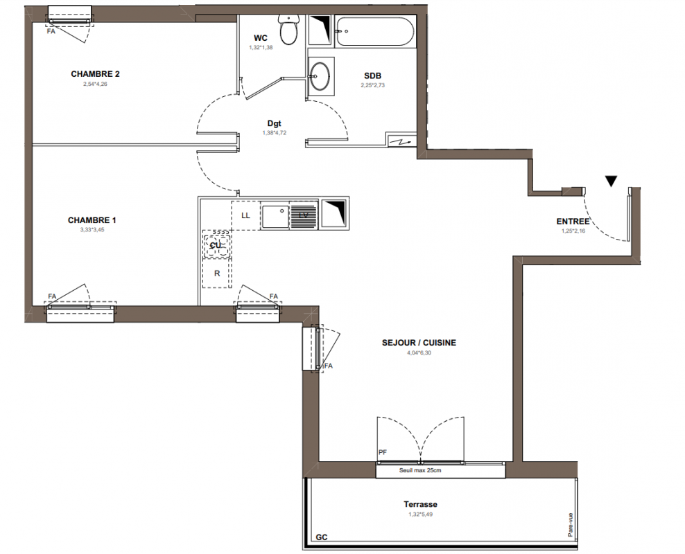 Plan du lot
