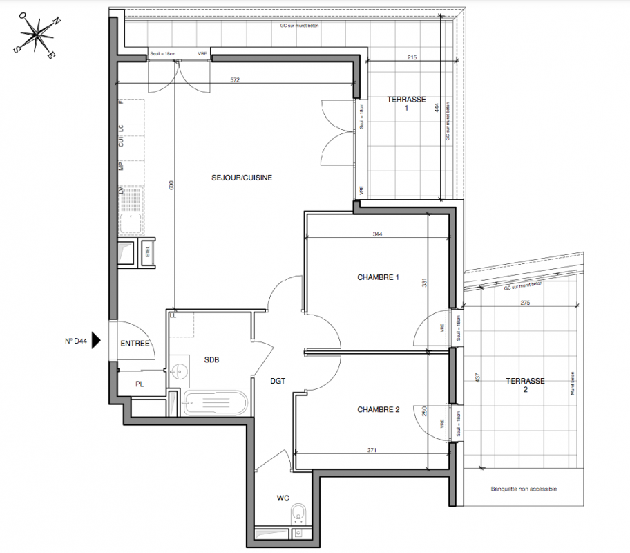 Plan du lot