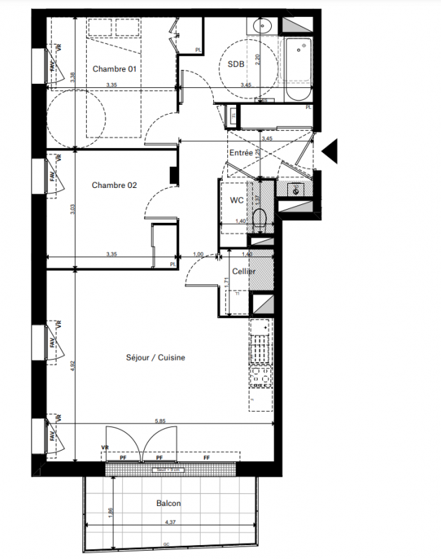 Plan du lot