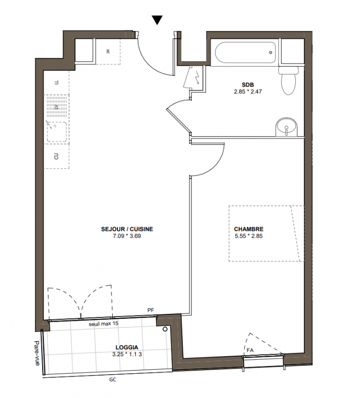 Plan du lot