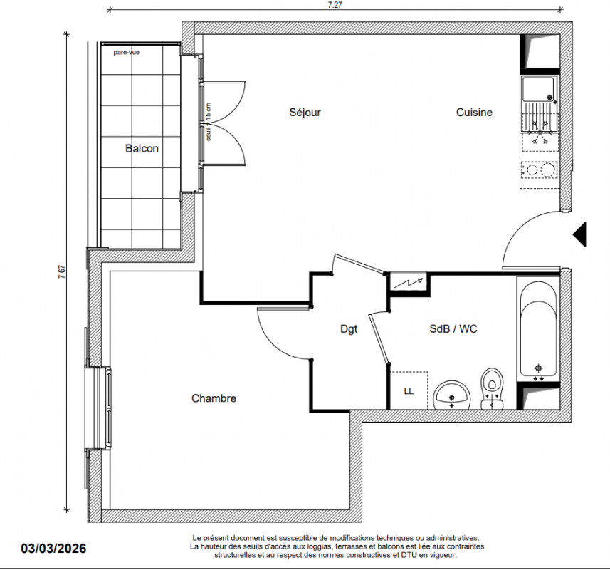 Plan du lot