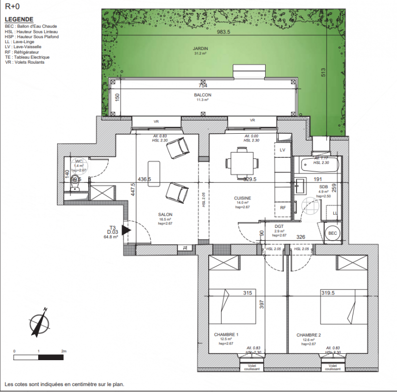 Plan du lot