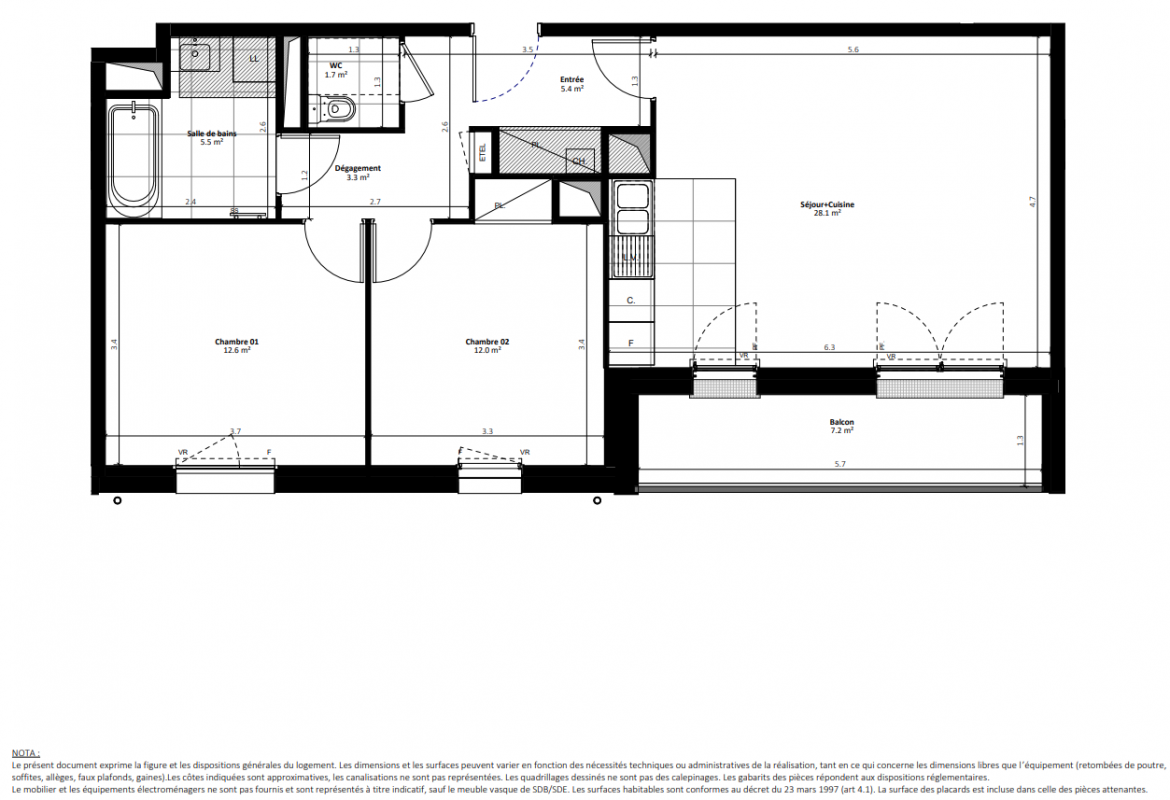 Plan du lot