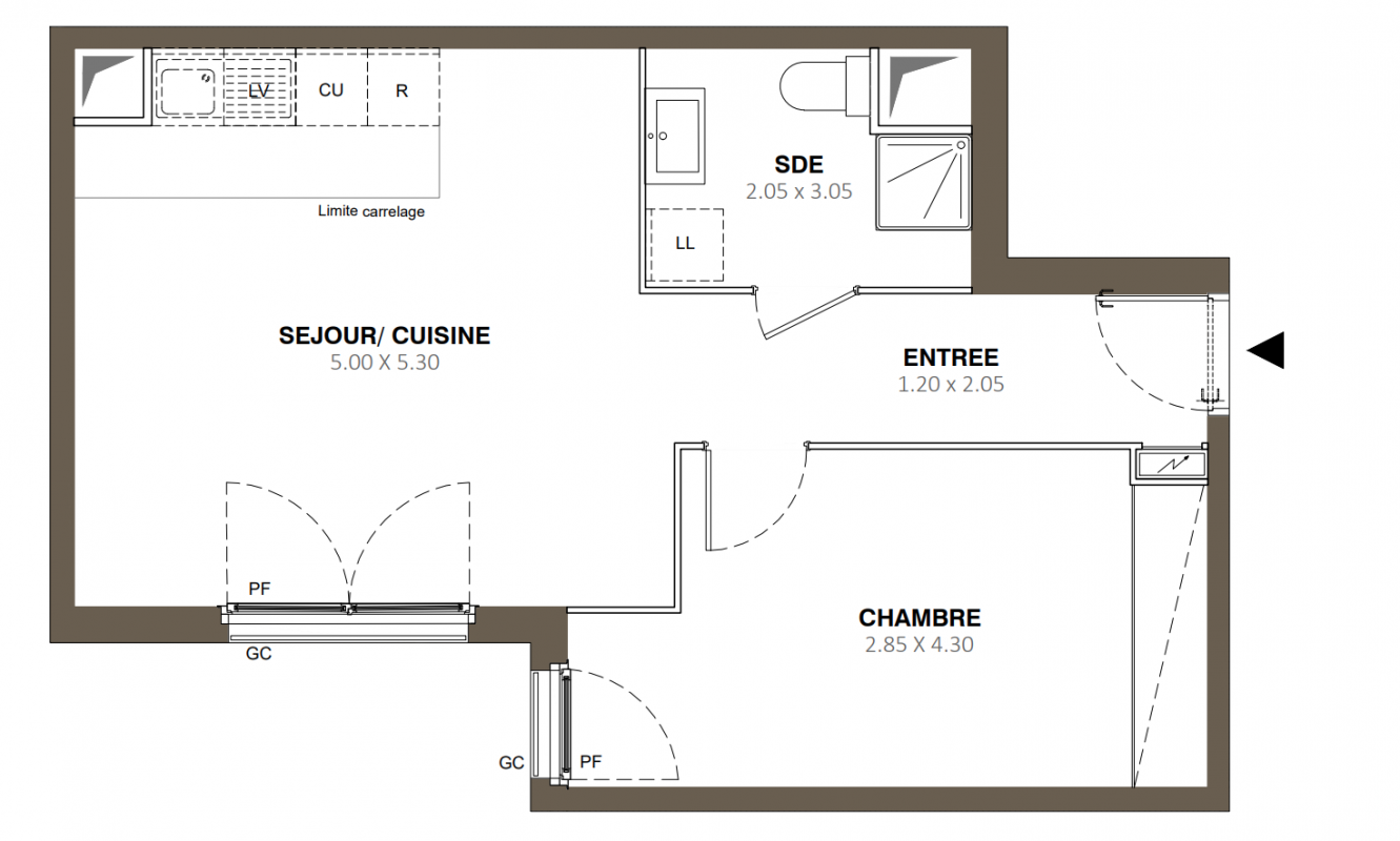 Plan du lot