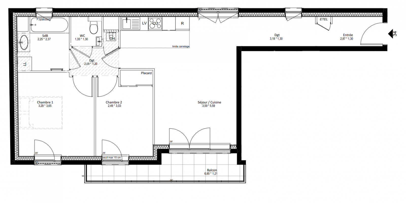 Plan du lot