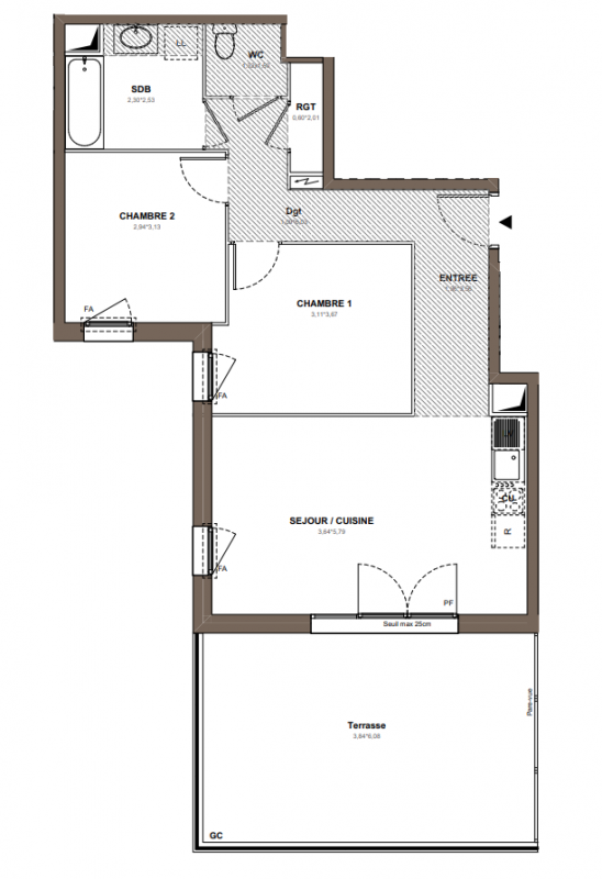 Plan du lot