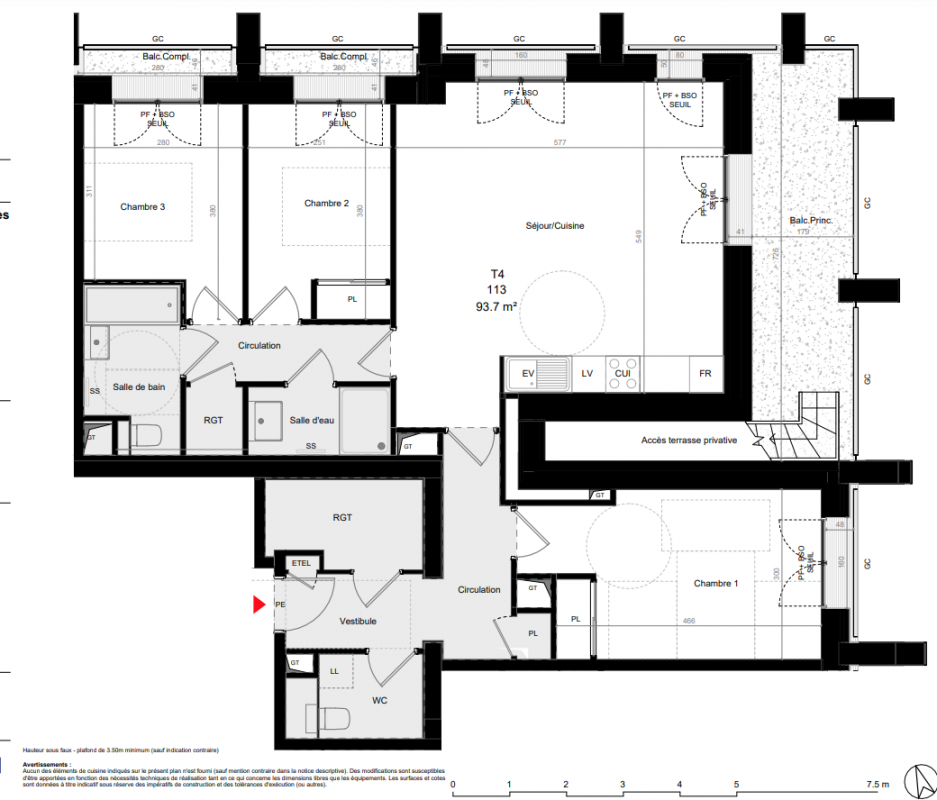Plan du lot