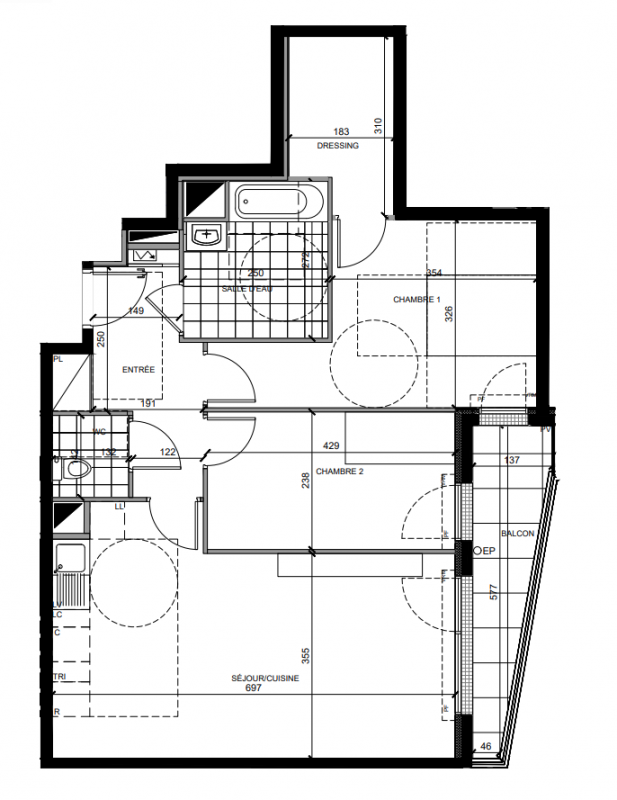 Plan du lot