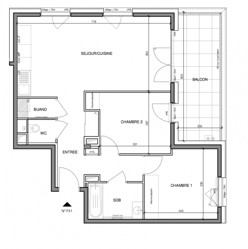 Plan du lot