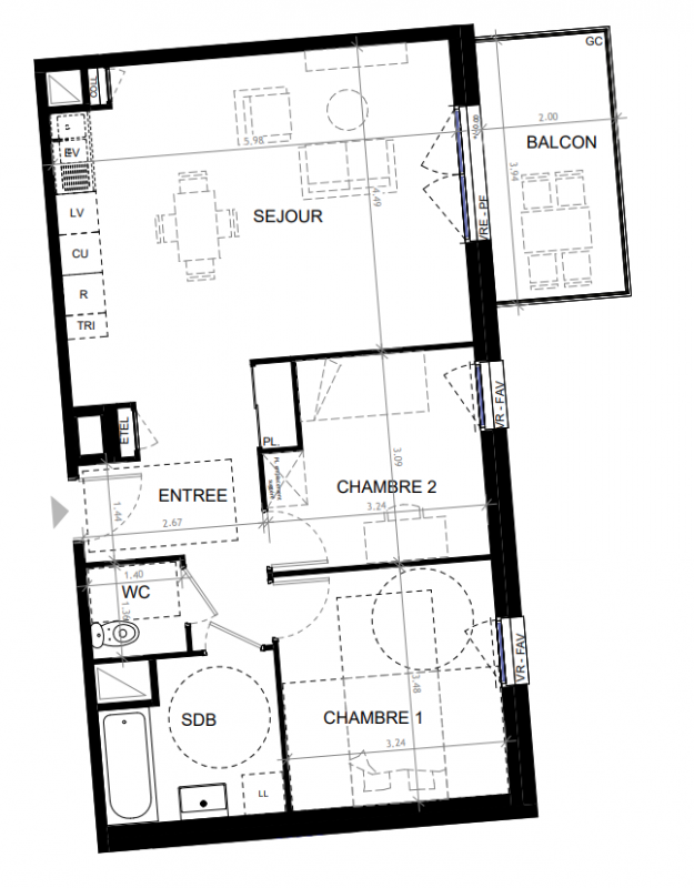 Plan du lot