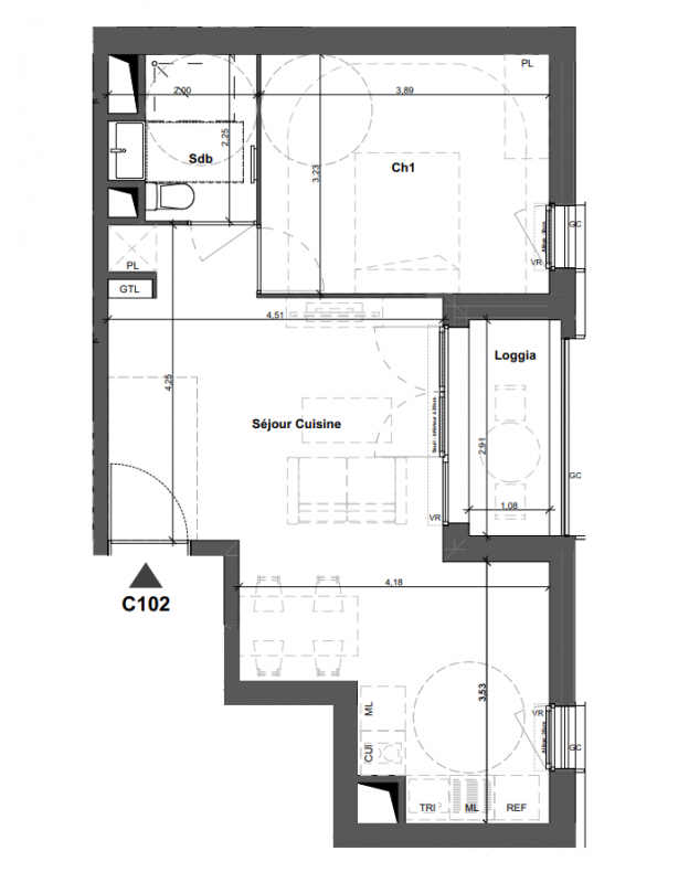 Plan du lot