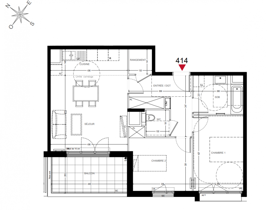 Plan du lot
