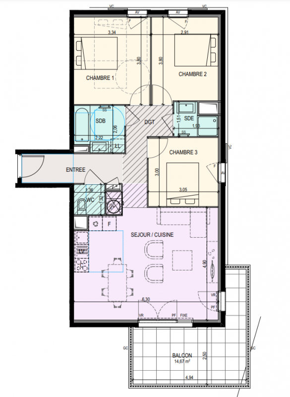 Plan du lot